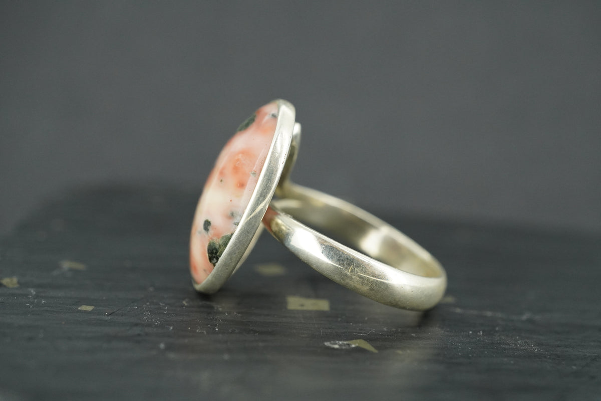 Scottish Speckled Isla Rose Sterling Silver Ring