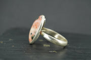 Scottish Speckled Isla Rose Sterling Silver Ring