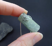 Rough Aquamarine Sterling Silver Necklace