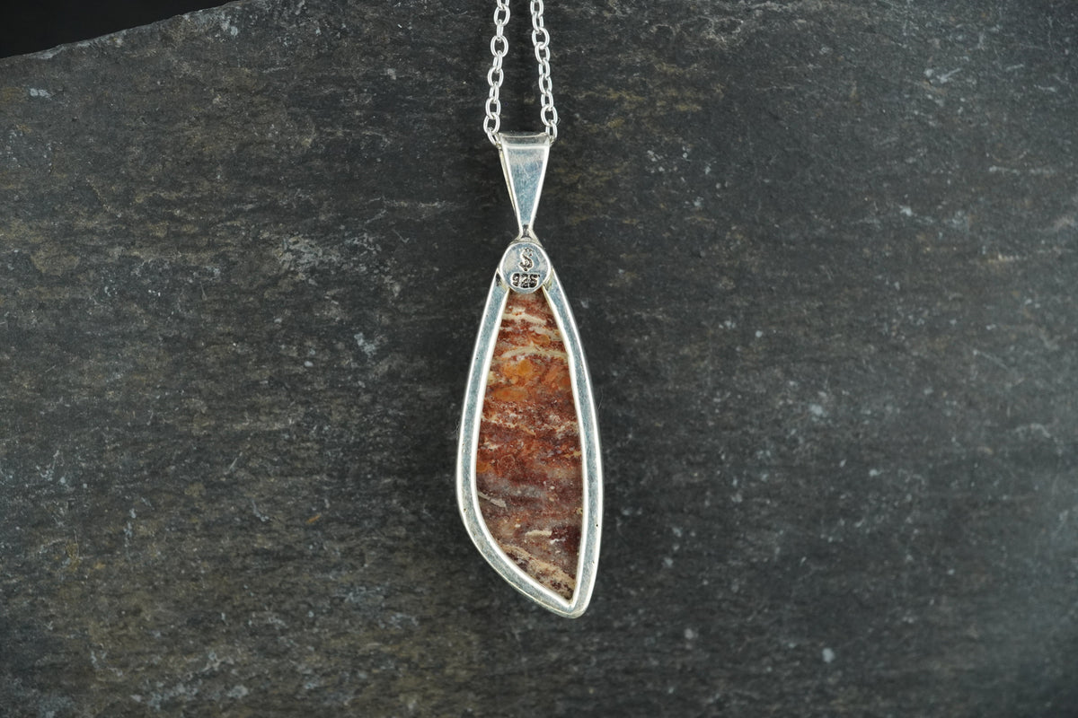 Arthur's Seat Jasper Sterling Silver Pendant
