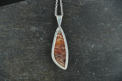Arthur's Seat Jasper Sterling Silver Pendant