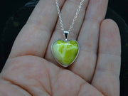 Highland Marble Sterling Silver Heart Pendant