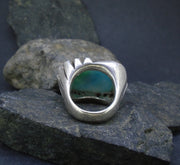 'Siren Song' Larimar Sterling Silver Statement Ring
