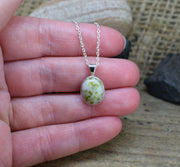 Wee Iona Marble Sterling Silver Pendant