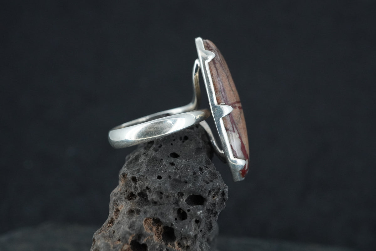 Arthur's Seat Jasper Sterling Silver Statement Ring