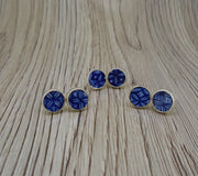 Old Willow 'Diamond' Sterling Silver Stud Earrings (8mm)
