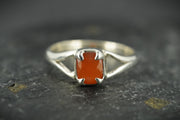 Scottish Carnelian Sterling Silver Ring