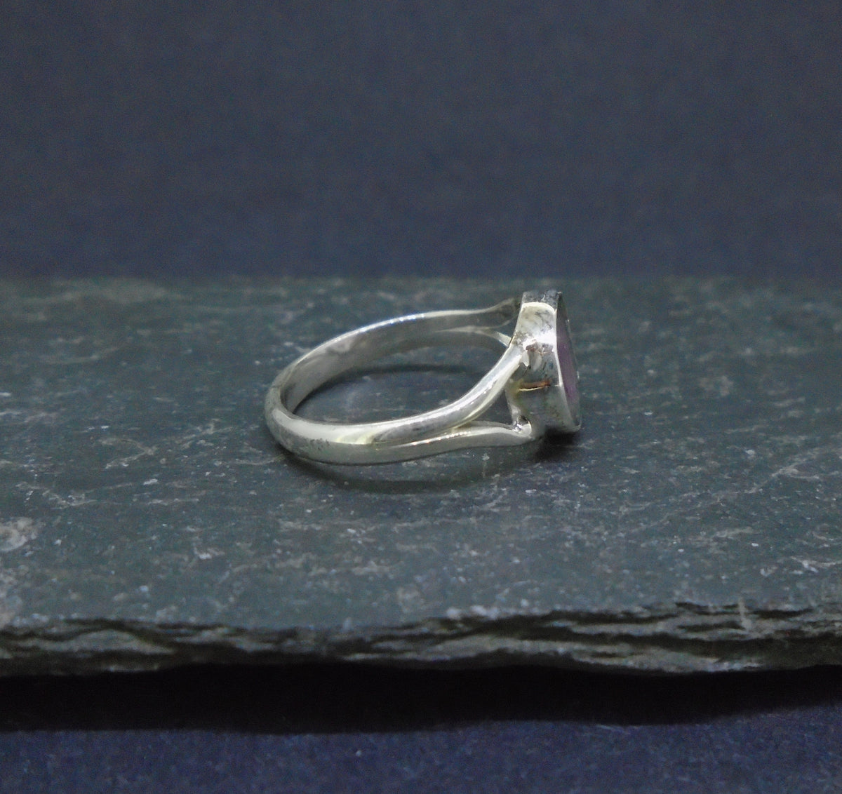 Watermelon Tourmaline Sterling Silver Ring