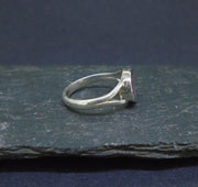 Watermelon Tourmaline Sterling Silver Ring