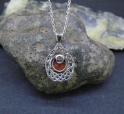 Lewisian Sterling Silver Celtic Cradle Pendant