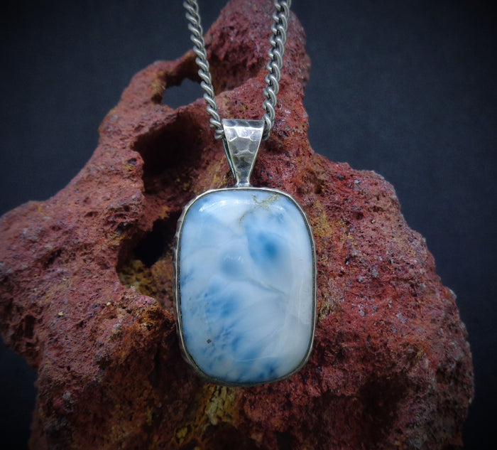 Larimar Sterling Silver Pendant