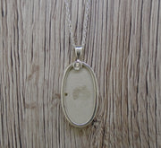 Old Willow Boat & Bridge Sterling Silver Pendant