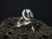 Blue Topaz Sterling Silver Ring