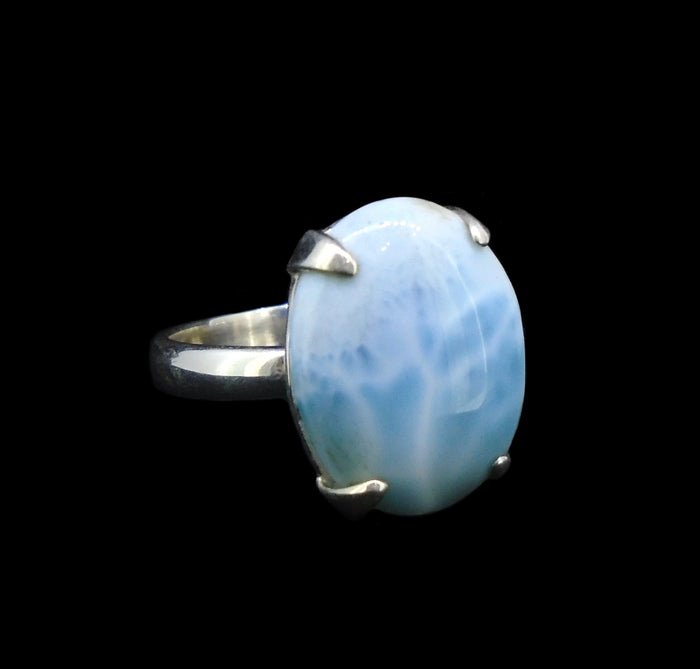 Larimar Sterling Silver Ring