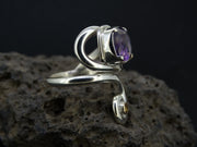 Amethyst and Citrine Sterling Silver Ring