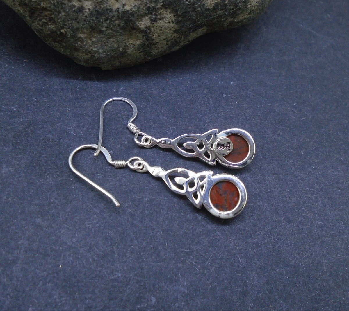 Lewisian Celtic Knot Sterling Silver Earrings