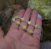 Highland Marble Sterling Silver Adjustable Bracelet