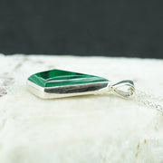 Malachite Sterling Silver Pendant