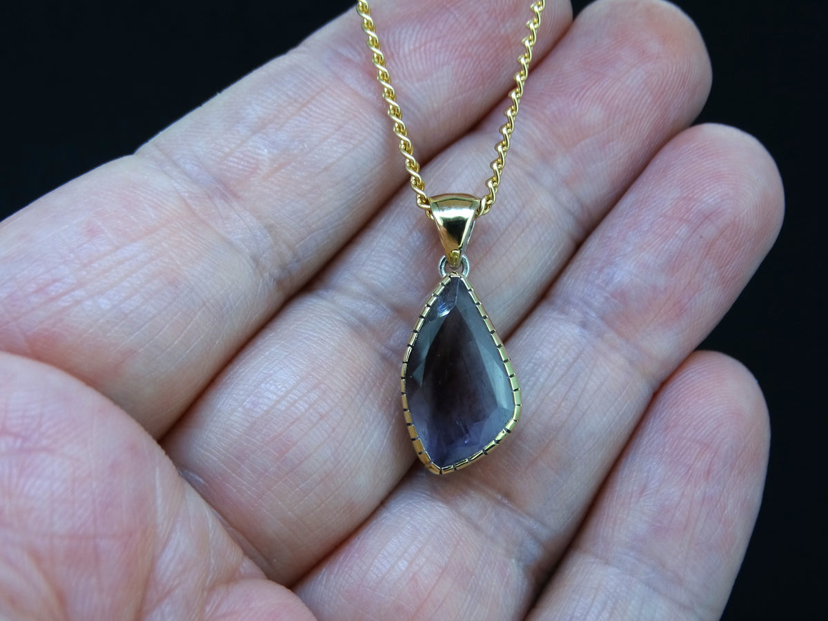 Scottish Ardownie Smoky Amethyst with Scottish Gold and Sterling Silver Ring