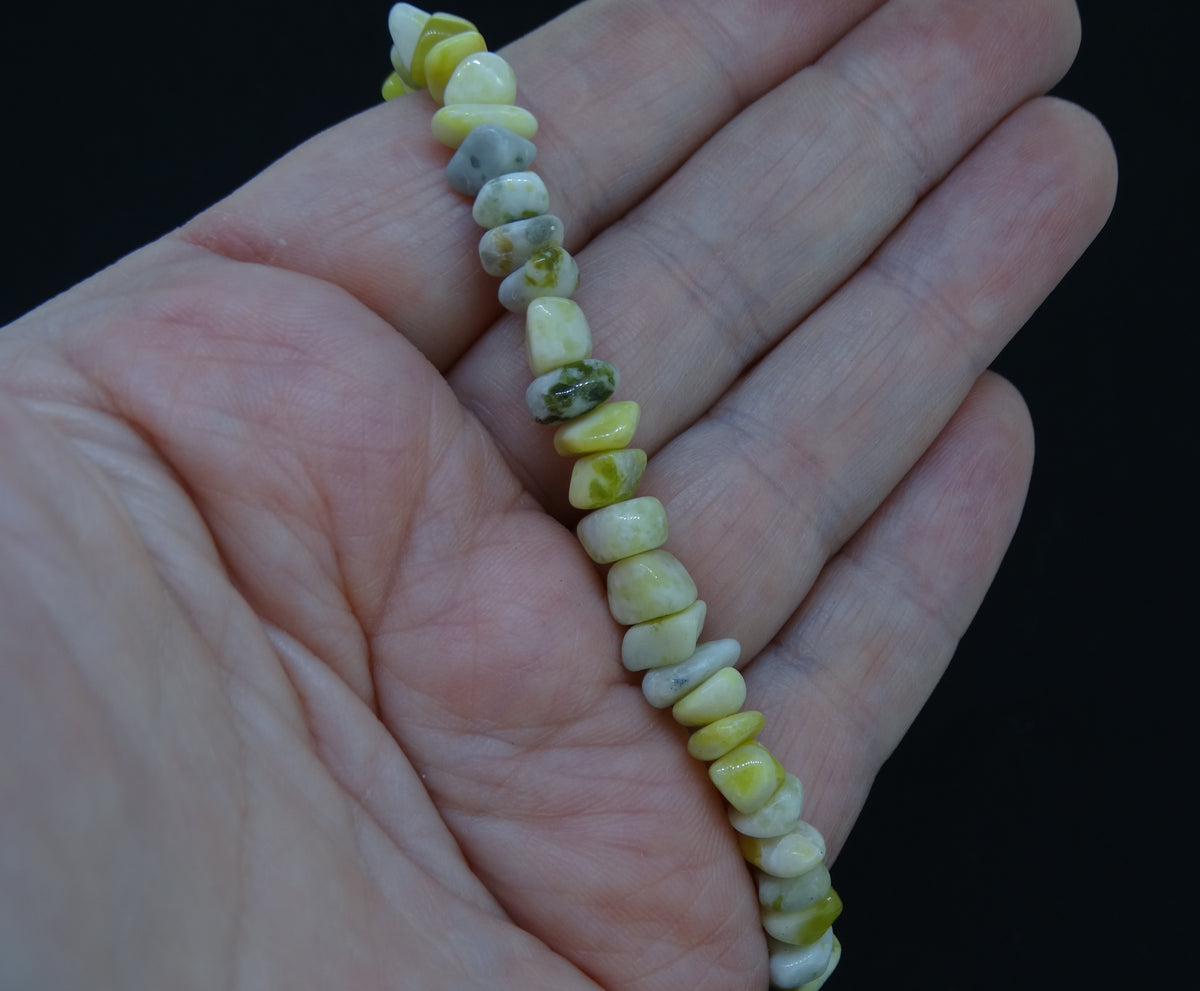 Scottish Iona Marble Adjustable Chip Bracelet
