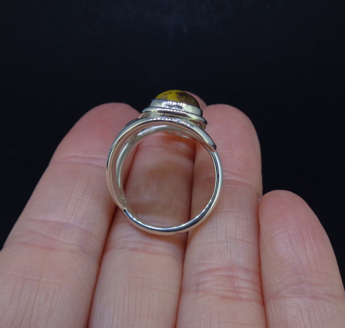 Campsie Fells Jasper Sterling Silver Ring