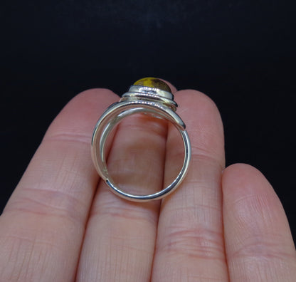 Campsie Fells Jasper Sterling Silver Ring