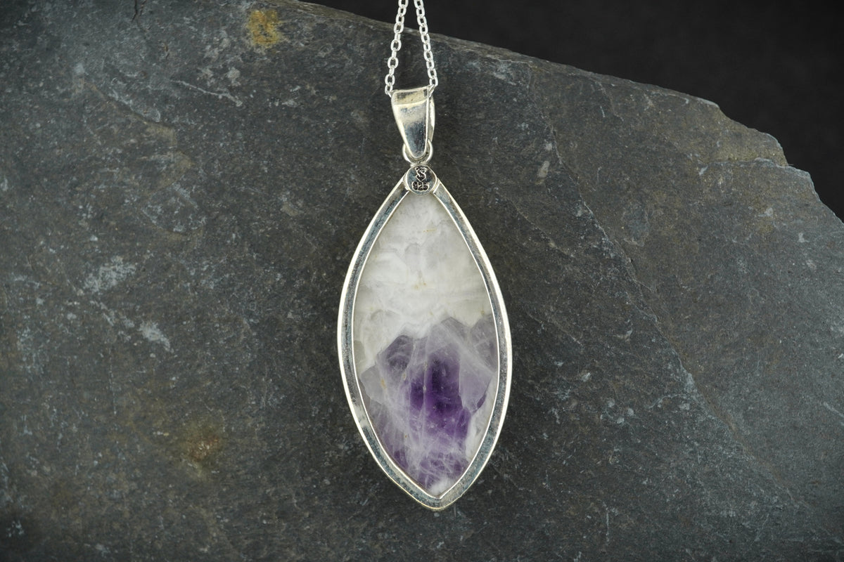 Cornish Amethyst Sterling Silver Pendant