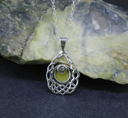 Highland Marble Celtic Cradle Sterling Silver Pendant