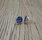 Old Willow 'Diamond' Sterling Silver Stud Earrings (8mm)