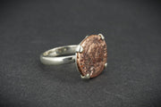 Ancient Roman Coin Sterling Silver Ring