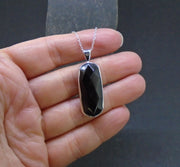 Whitby Jet Sterling Silver Pendant