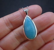 Amazonite Sterling Silver Pendant