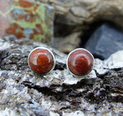 Lewisian Sterling Silver Stud Earrings (8mm)