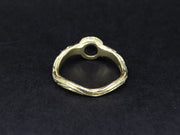Rare Scottish Sapphire and Diamond Ring with Scottish Gold Band