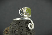 Peridot Sterling Silver Wrap Ring