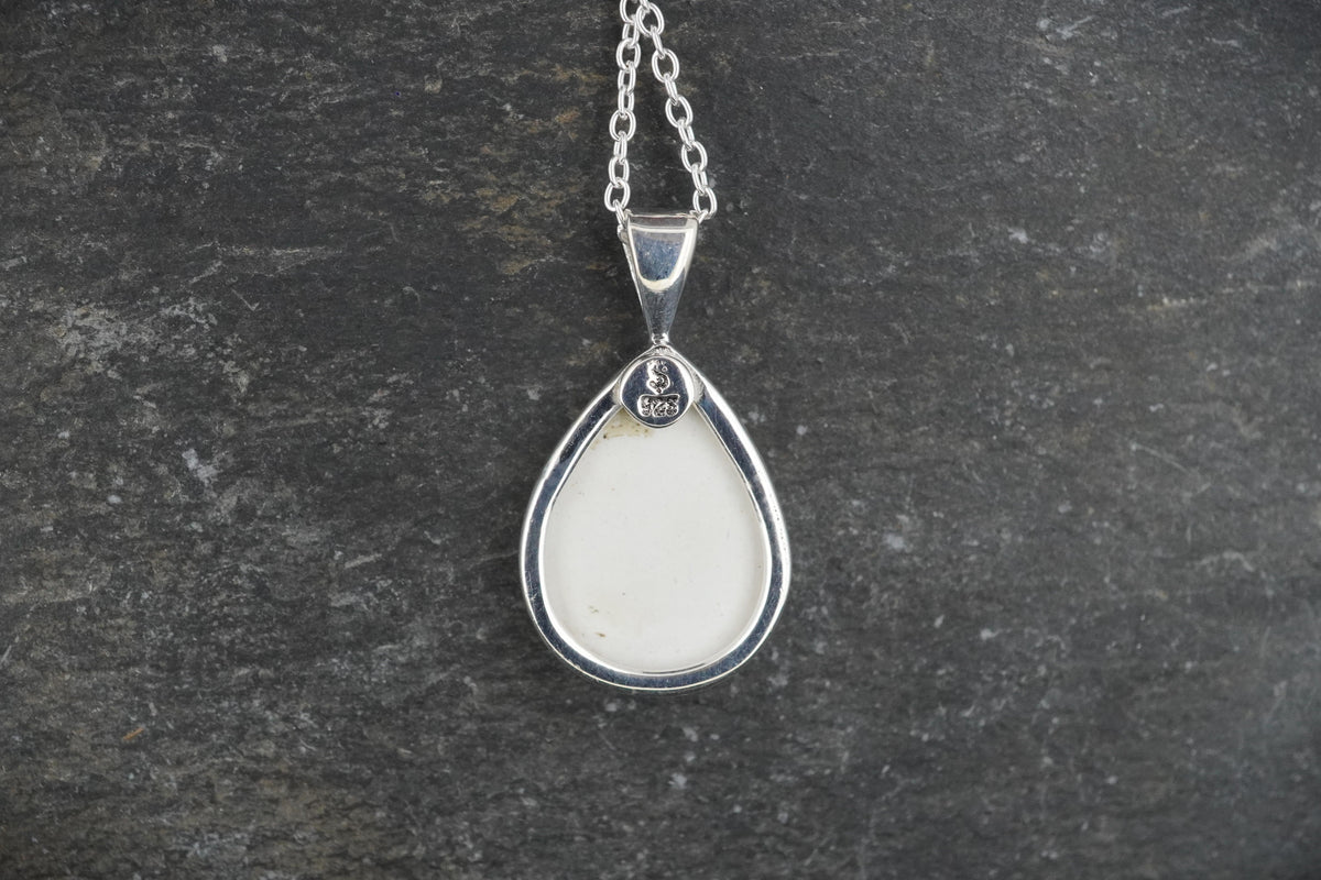 Old Willow House & Tree Sterling Silver Pendant