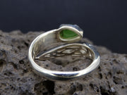 Canadian Jade Sterling Silver Snake Ring