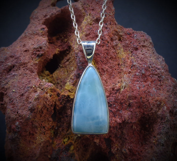 Larimar Sterling Silver Pendant