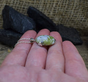 Iona Marble 'Secret Cross' Sterling Silver Pendant