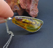 Baltic Amber Sterling Silver Pendant