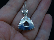 Scottish Chalcedony Scottish Gold and Sterling Silver Pendant