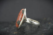 Scottish Isla Rose Sterling Silver Oval Ring
