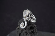 Kingdom 'Diamond' & Zircon Sterling Silver Ring