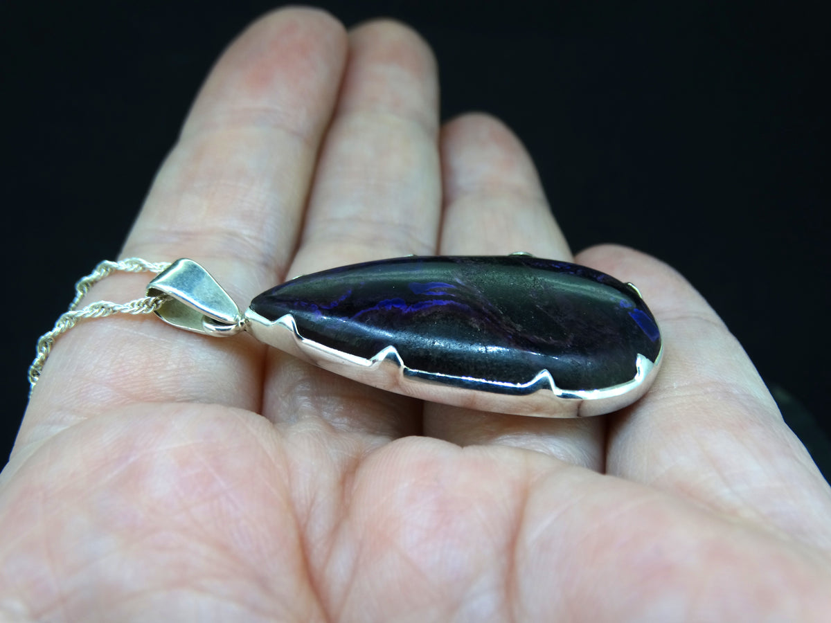 Sugilite Sterling Silver Pendant