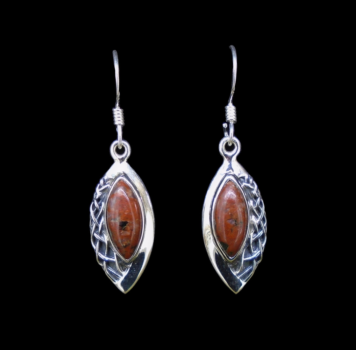 Lewisian Celtic Sterling Silver Earrings