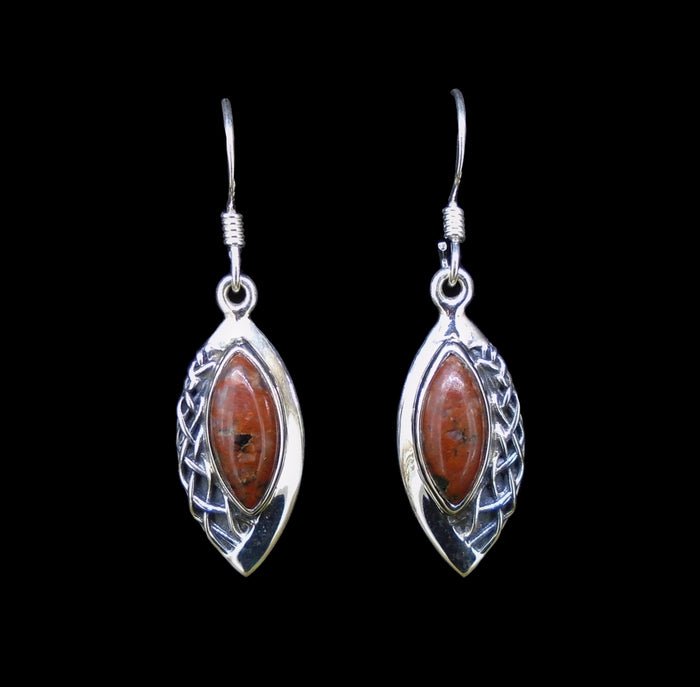 Lewisian Celtic Sterling Silver Earrings