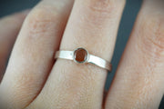 Scottish Angus Carnelian Sterling Silver Ring