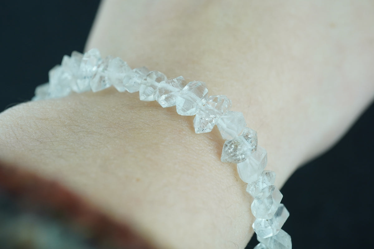 Herkimer Diamond Sterling Silver Bracelet