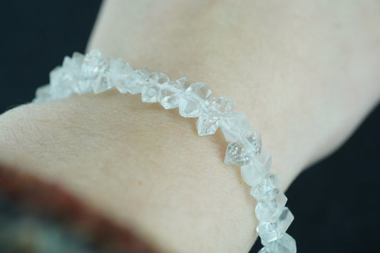 Herkimer Diamond Sterling Silver Bracelet