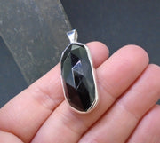 Whitby Jet Sterling Silver Pendant